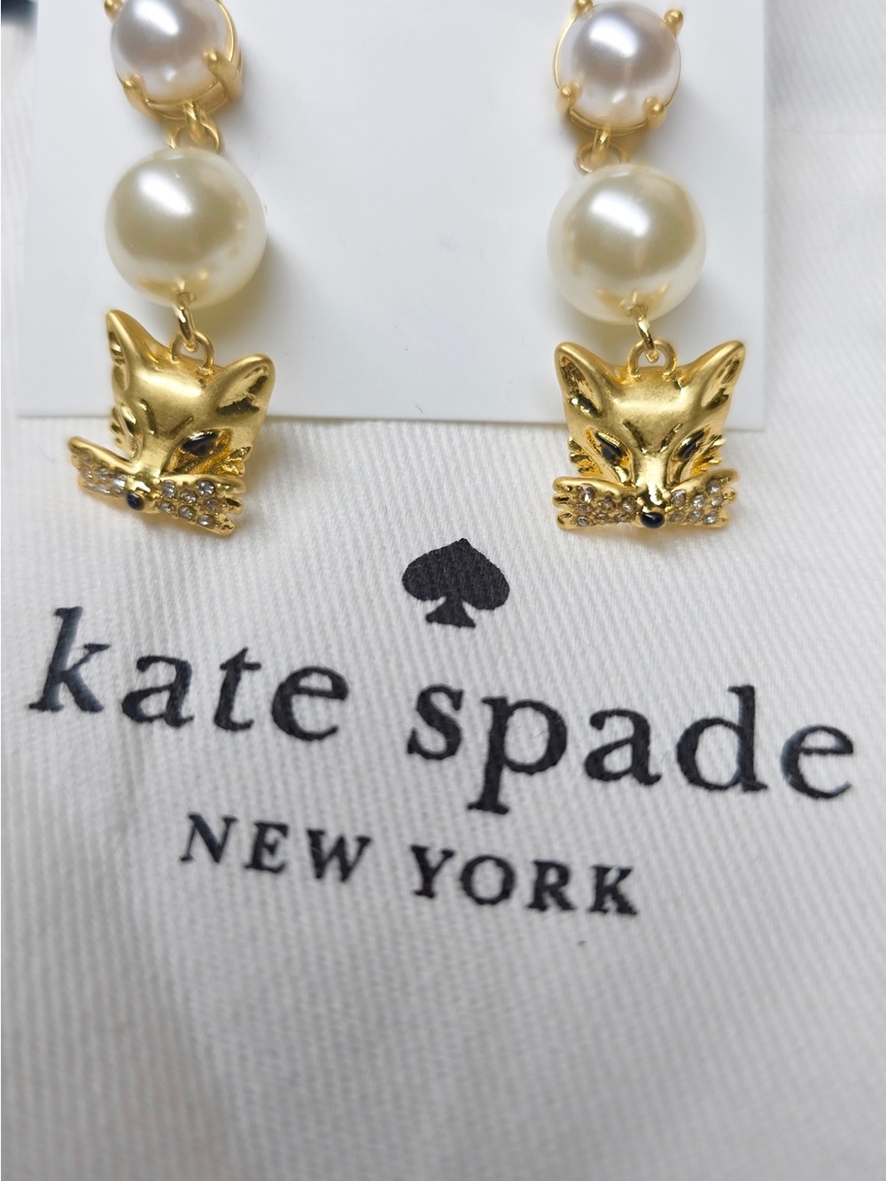 Kate Spade Fox Earrings
